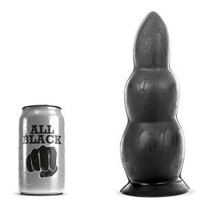 All Black 37 - Stor Dildo Med Buler