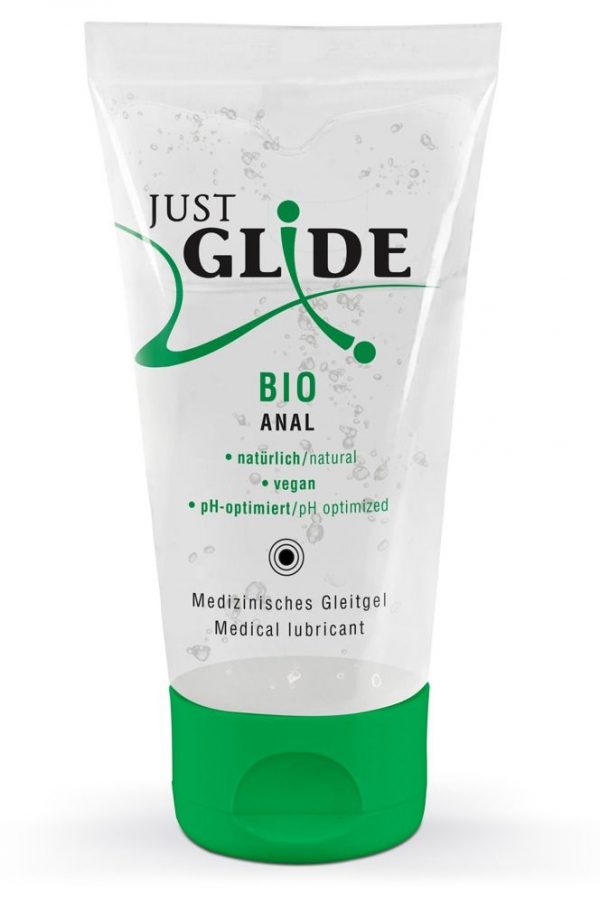 Glidecreme "Just Glide Bio Anal" på vandbasis