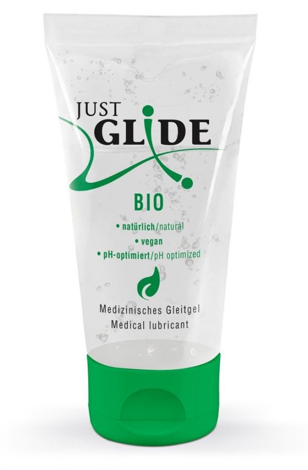 Glidecreme "Just Glide Bio" på vandbasis