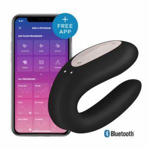 Satisfyer Double Joy App-styret par vibrator