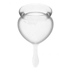 Satisfyer Feel Good - Menstruationskop - 2 stk.