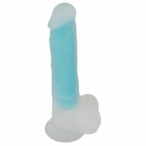 Selvlysende Glow in the Dark Dildo med Sugekop