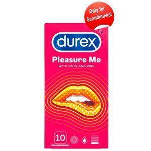 Durex Pleasure Me Kondomer med Knopper og Riller - 10 stk