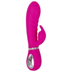 XOUXOU Rabbit Vibrator med Silikoneovertræk