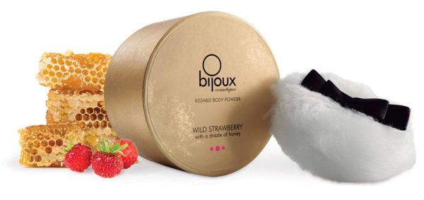 Bijoux Indiscrets Kissable Body Powder Med Honning & Jordbær - 45 gr.