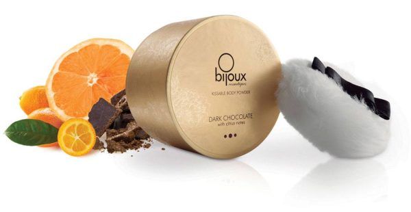 Bijoux Indiscrets Kissable Body Powder Med Mørk Chokolade & Citrus - 45 gr.