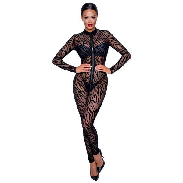 Noir Tiger Queen Catsuit