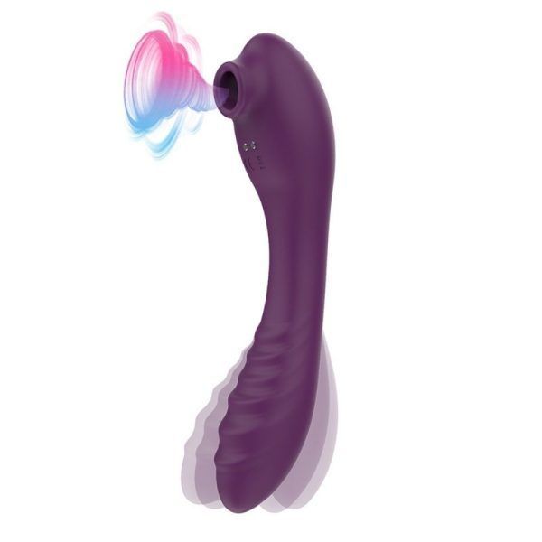 Deluxe Klitoris Stimulator og Vibrator - 2 i 1