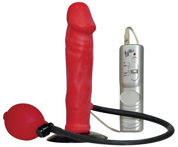 Oppustelig vibrodildo "Red Balloon"