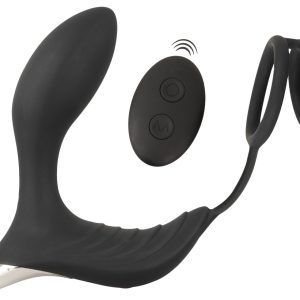 RC Prostata vibrator med penis- og testikelring