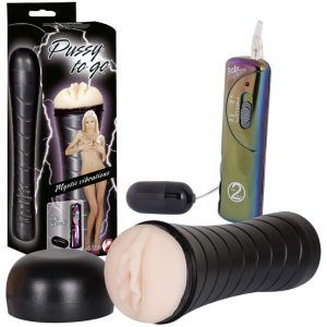 Pussy To Go - Maturbator med Vibrator