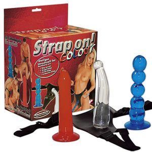 Strap-On Dildo Pakke med 3