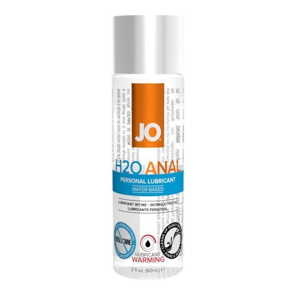 System Jo Anal H2O Vandbaseret Glidecreme - Warming - 120ml