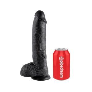 King Cock - 25 cm Cock with Balls Realistisk Dildo -sort