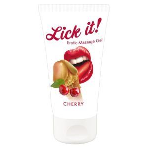 Lick it! Erotic Massage Gel-Kirsebær