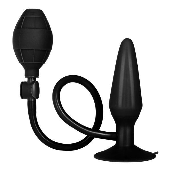 California Exotic Novelties Booty Call - Oppustelig Buttplug - Sort