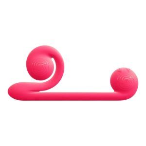 Snail Vibe - synkron, dobbelt vibrator -Pink