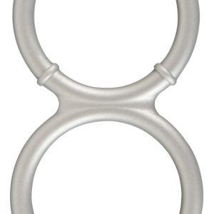 Metallic Silicone cock and ball ring