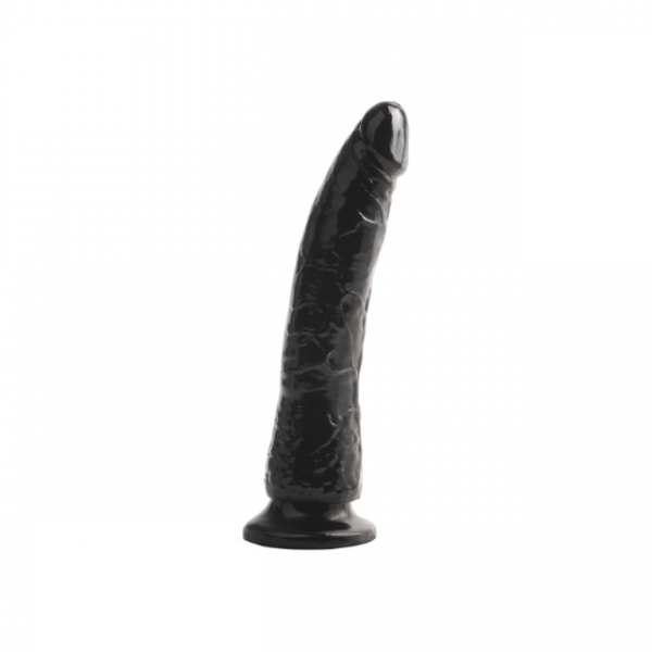 Basix Slim Seven Dildo Sort 20,5 cm