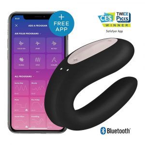 Satisfyer Double Joy - App-Styret Par Vibrator