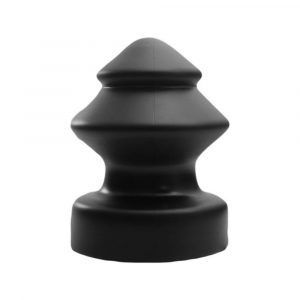 All black - 55 stor butt plug