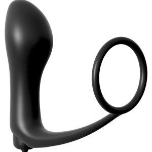 Ass-Gasm Cockring Vibrating Plug