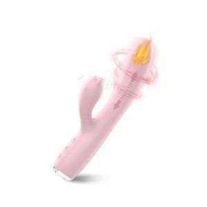 Palora 3-i-1 Rabbit Vibrator med Varme og Stødefunktion