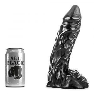 All Black 27 Flæsket Dildo