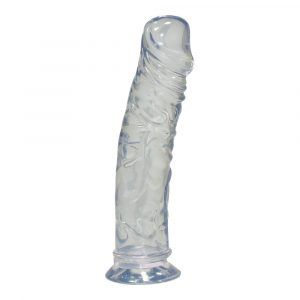 Crystal Clear - Dildo Med Sugekop