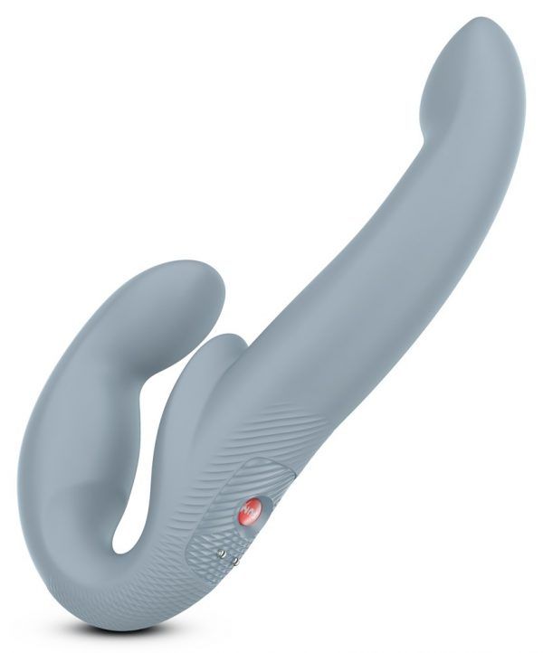 Dobbelt vibrator "Share Vibe Pro" stropløs strap-on