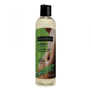 Intimate Organics Aromatherapy - Massageolie Med Duft - grass - 240 ml