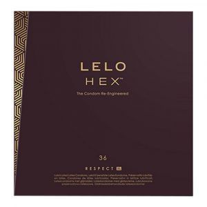 LELO HEX Respect XL - Kondomer i megastørrelse-36stk