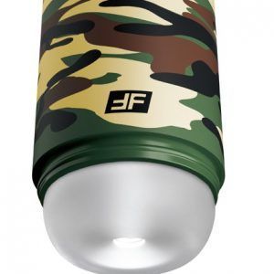 Masturbator "Fap Flask Happy Camper" i et neutralt drikkeflaske-look