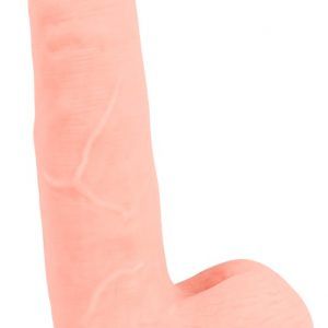 Naturdildo Medical Silicone Dildo, 20 cm, med sugekop