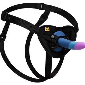 Strap-on sæt "Piccolo Pegging Kit" med dildo og justerbart strap-on harness