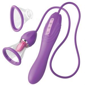 Tungevibrator "Her Ultimate Pleasure Max" med sugeskål