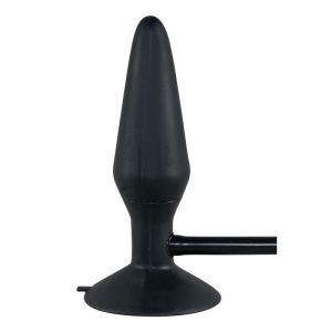 Anal Plug True Black Oppustelig