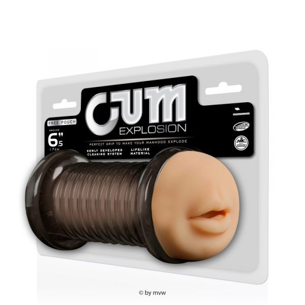 Cum Explosion Masturbator Mund